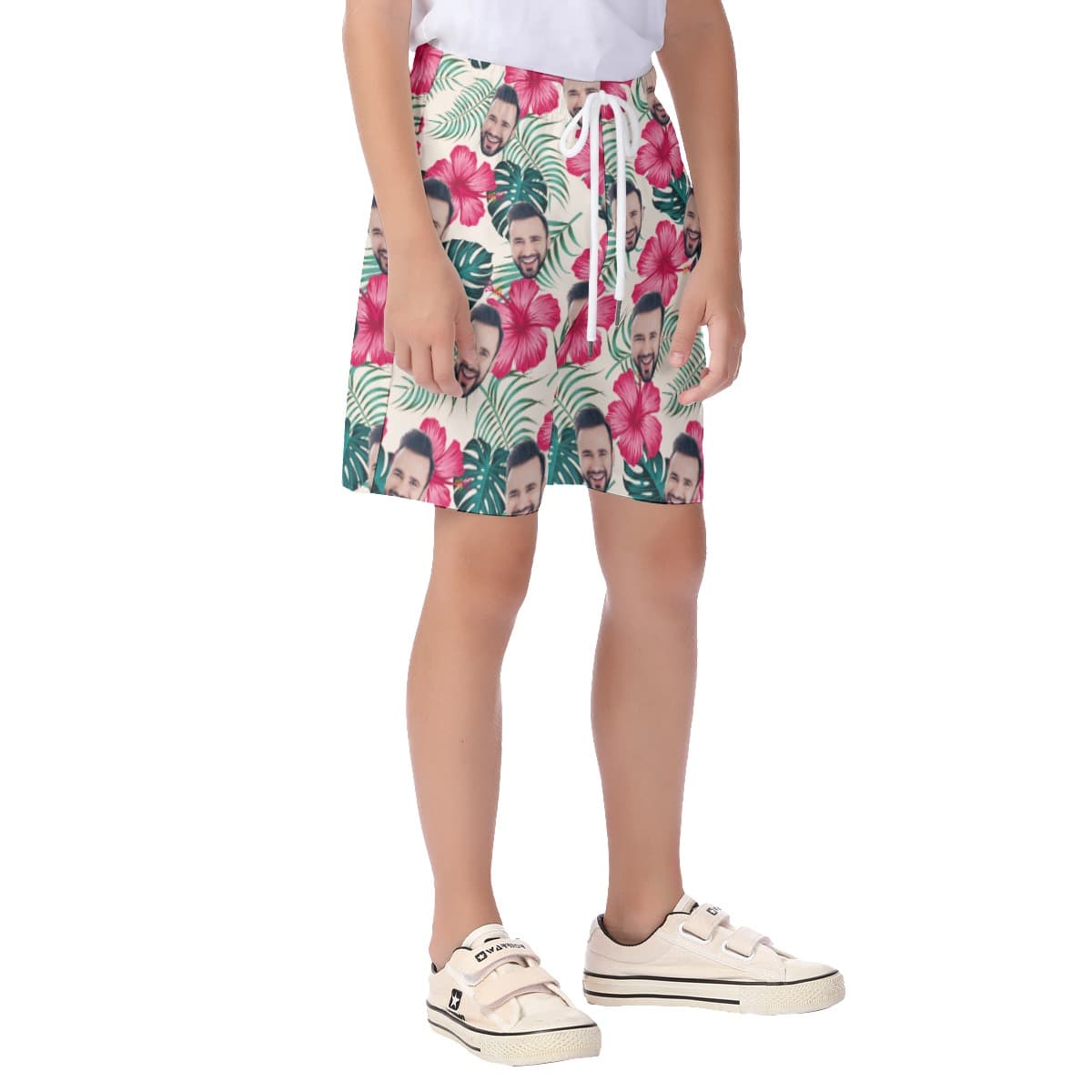 Kid’s Custom Face Beach Shorts (3)