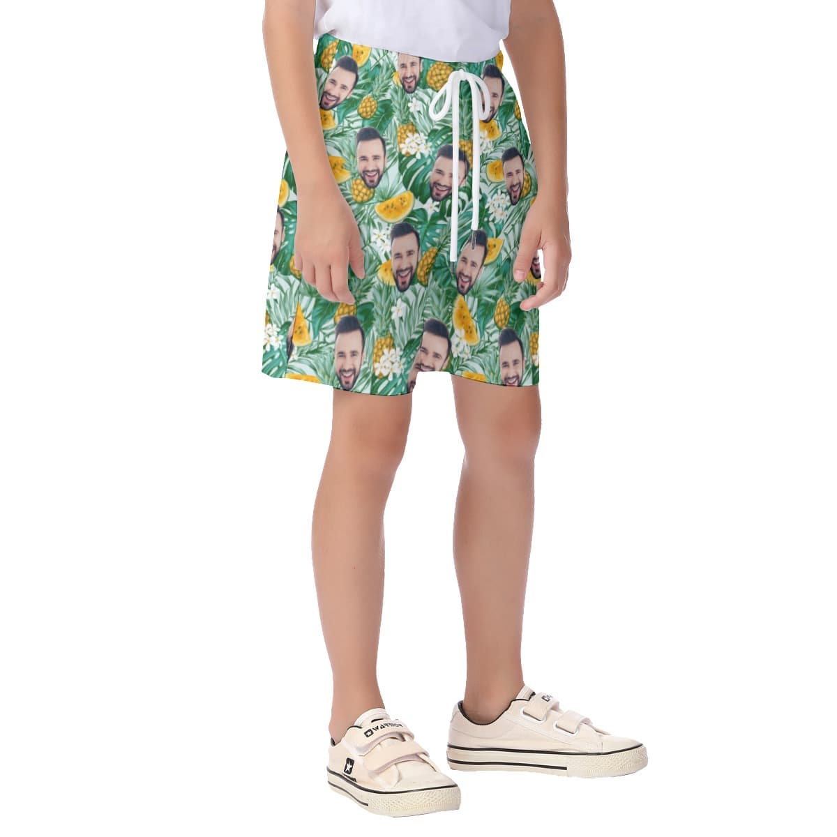 Kid’s Custom Face Hawaiian Shorts (3)