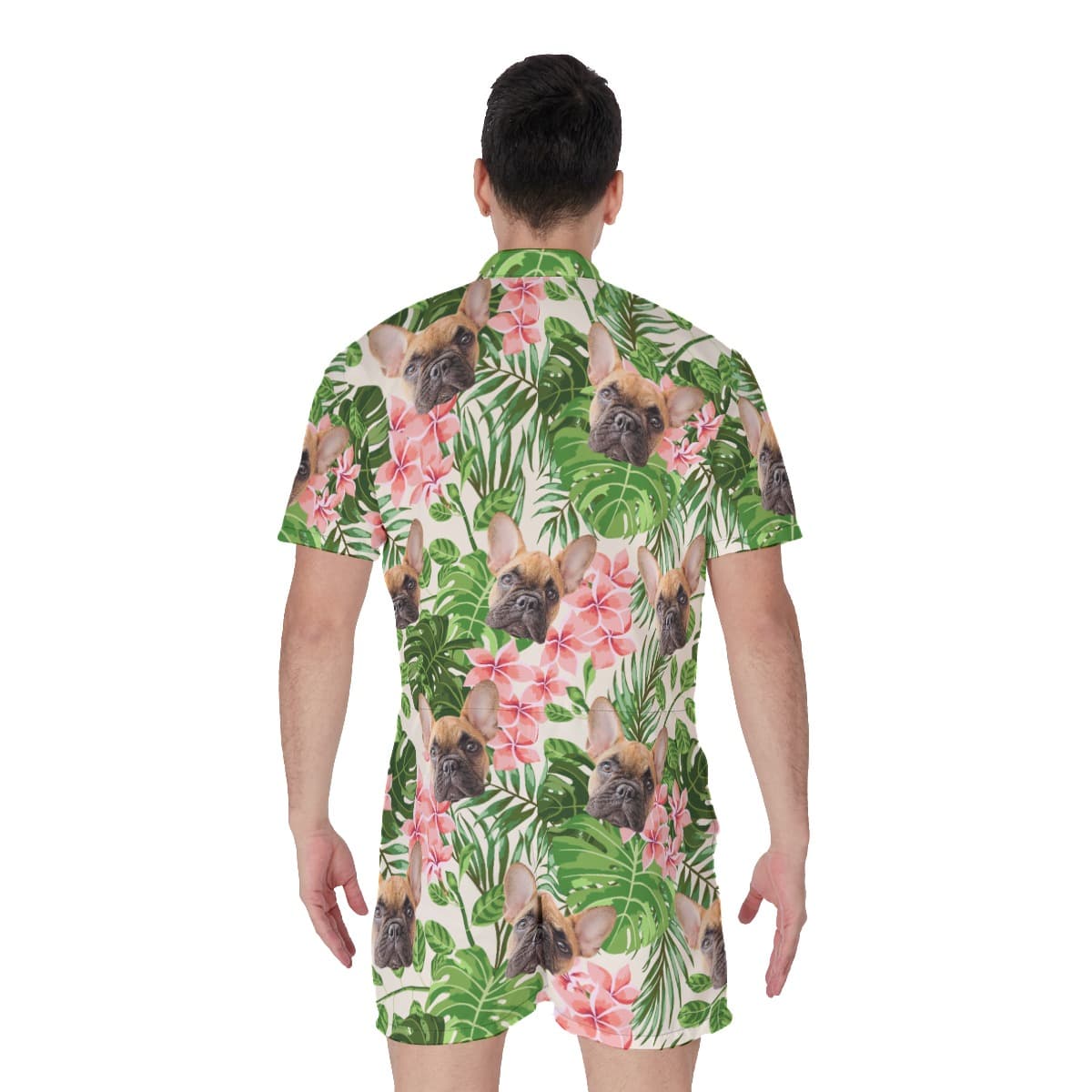 Men’s Custom Dog Hawaiian Romper (4)