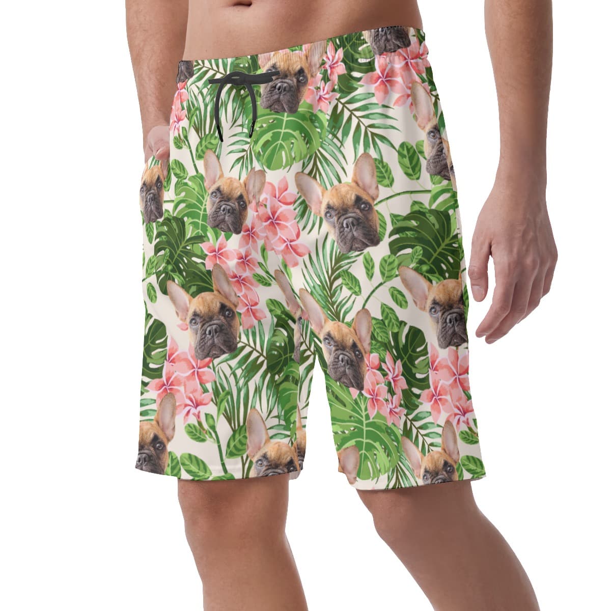 Men’s Custom Dog Hawaiian Shorts (3)