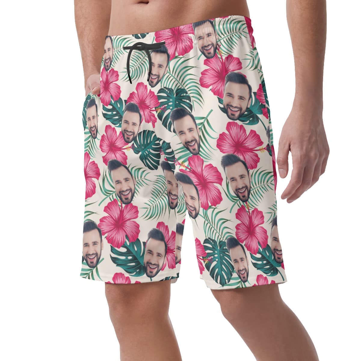 Men’s Custom Face Beach Shorts (4)