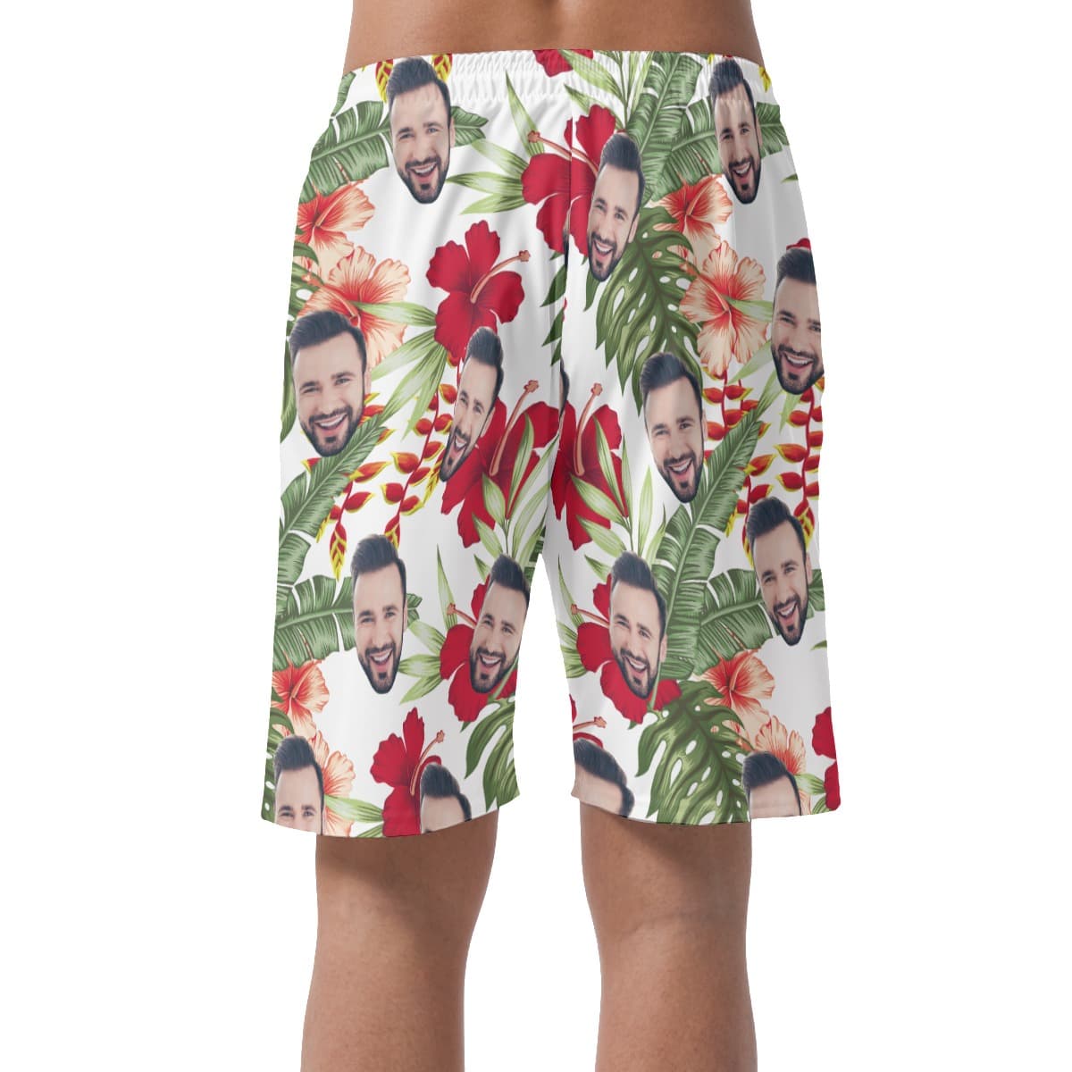 Men’s Custom Face Hawaii Shorts (1)