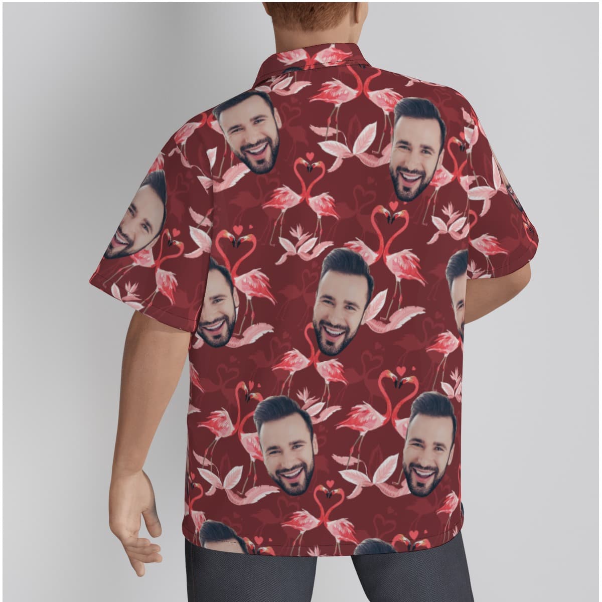 Men’s Custom Face Hawaiian Shirts (3)
