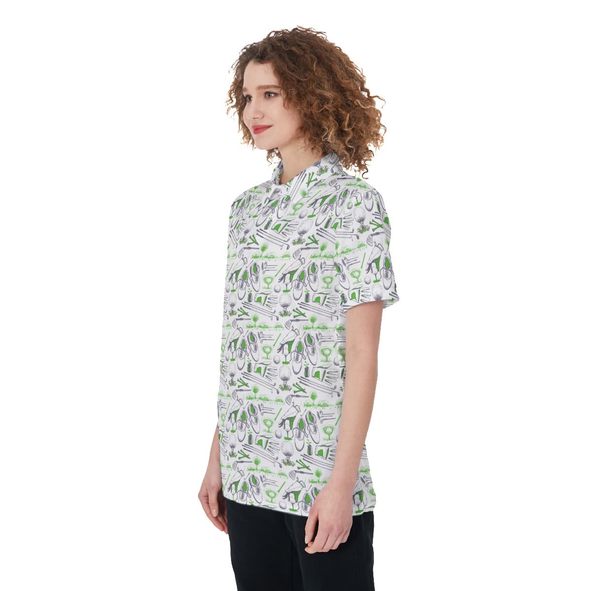 Unique Golf Polo Shirt For Women (2)