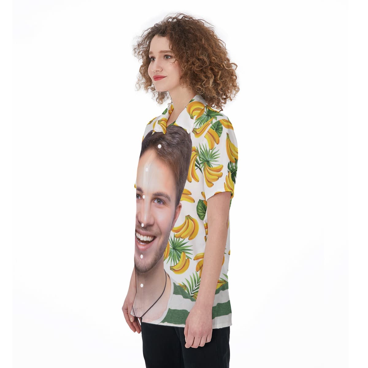 Women’s Custom Face Aloha Shirt (3)