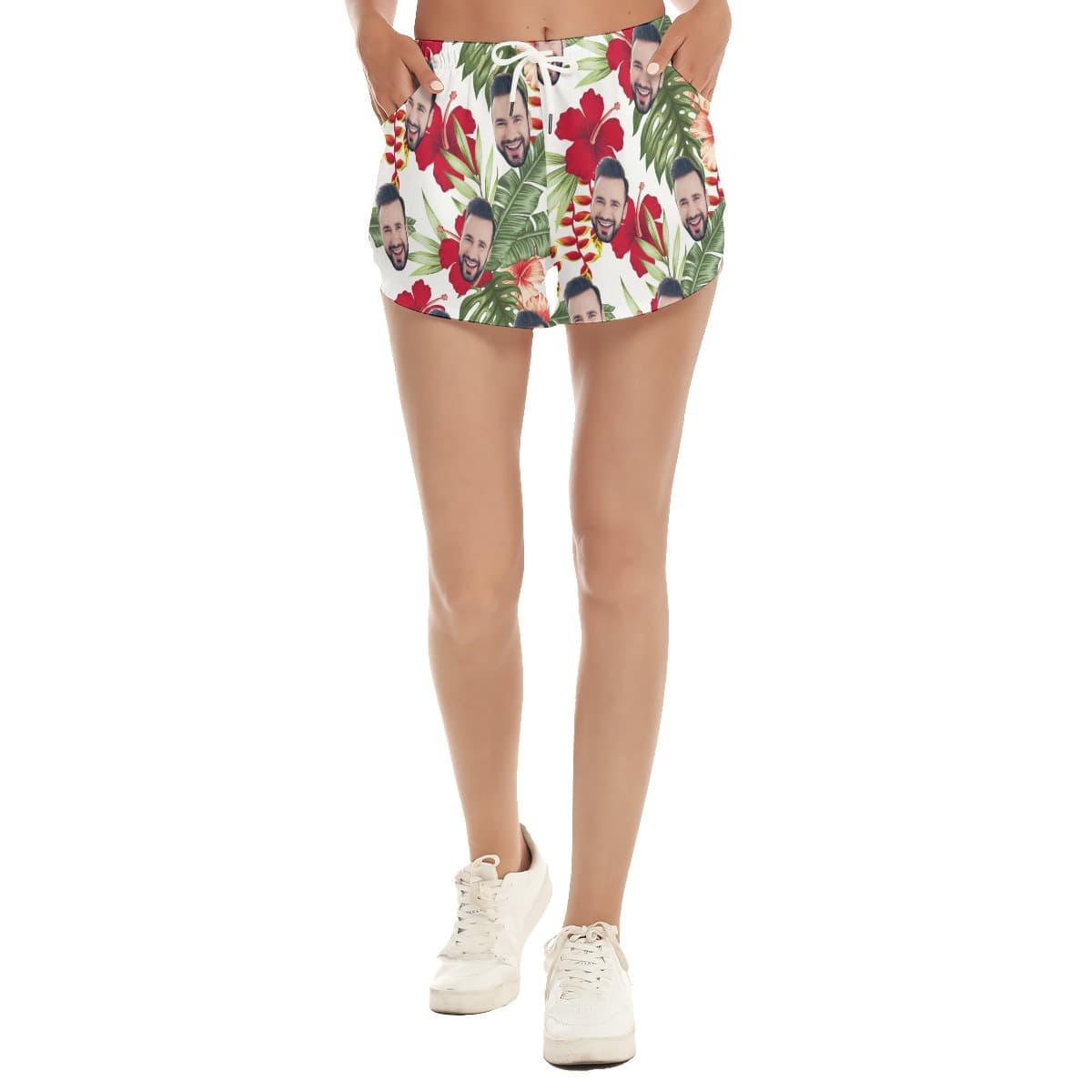 Women’s Custom Face Hawaii Shorts (3)