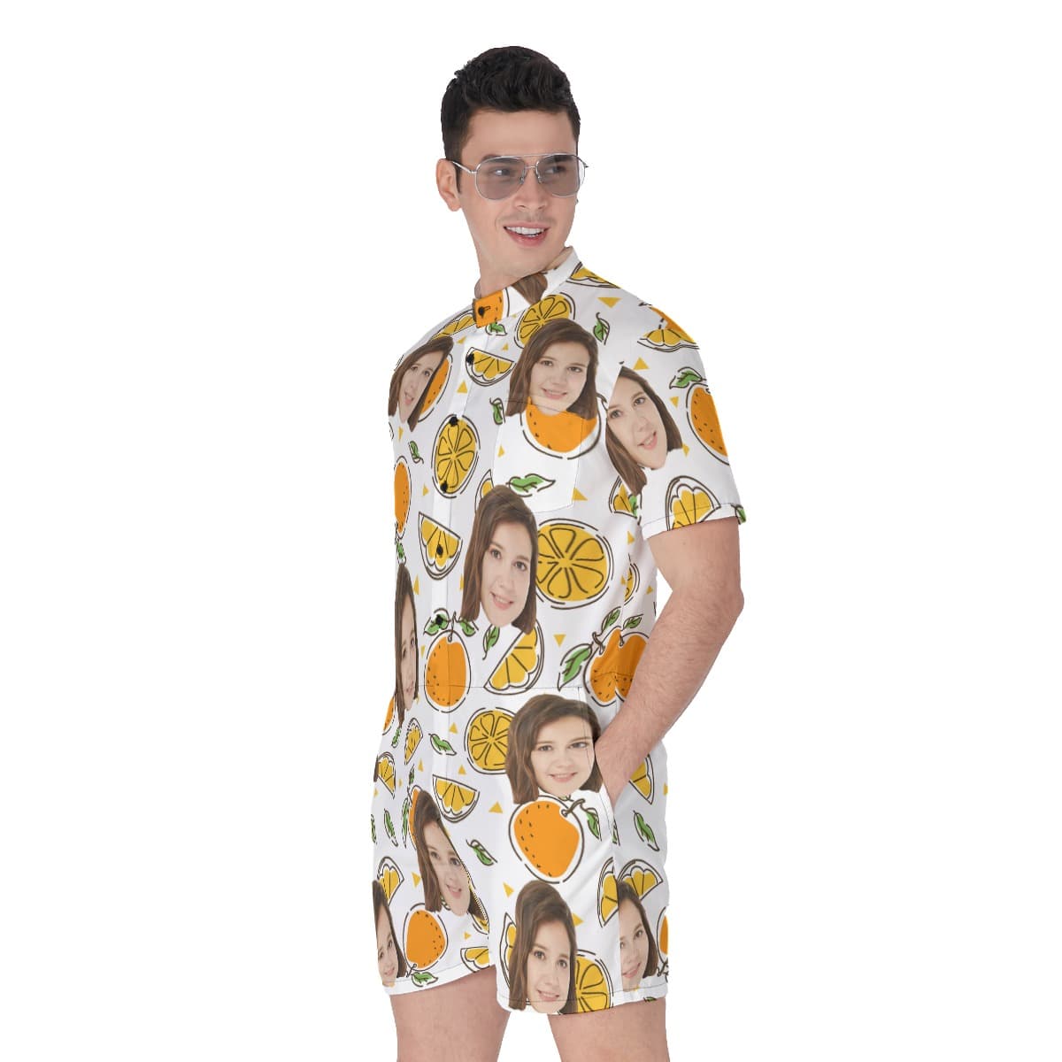 Custom Face Summer Men’s Romper (3)