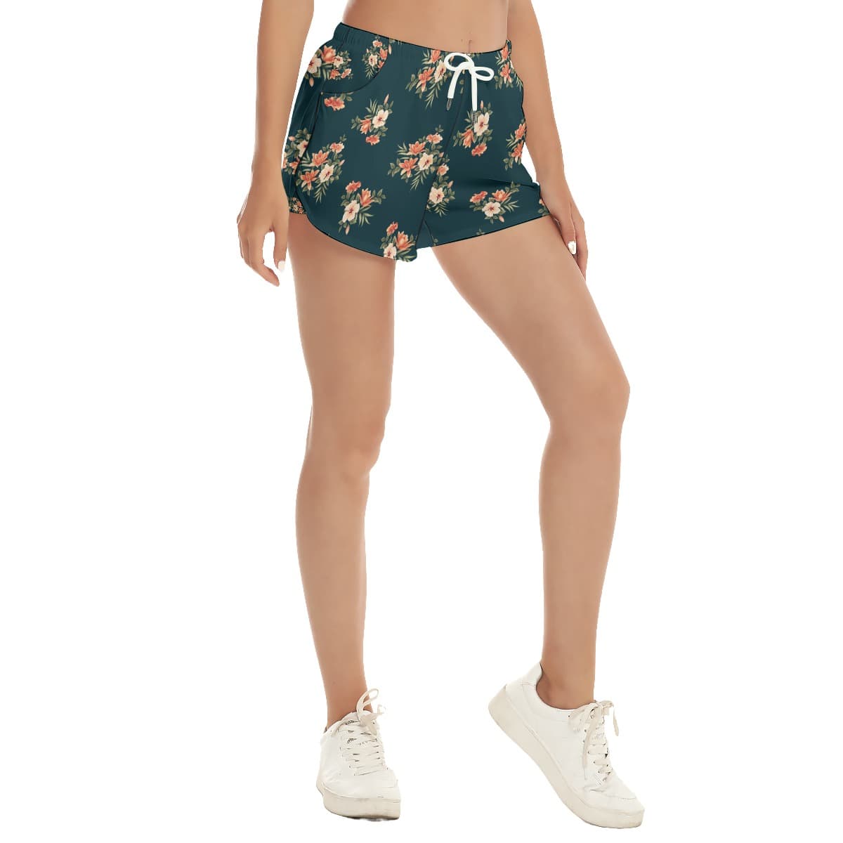 Floral Beach Shorts For Women (2)