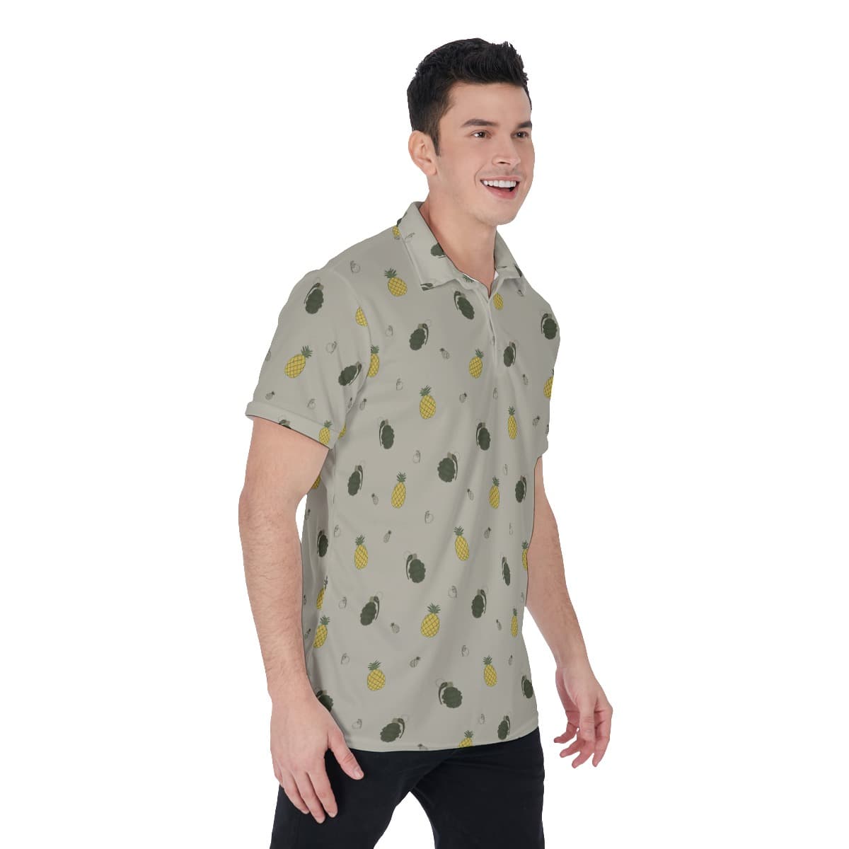 Hawaiian Fruit Men’s Polo Shirt (1)