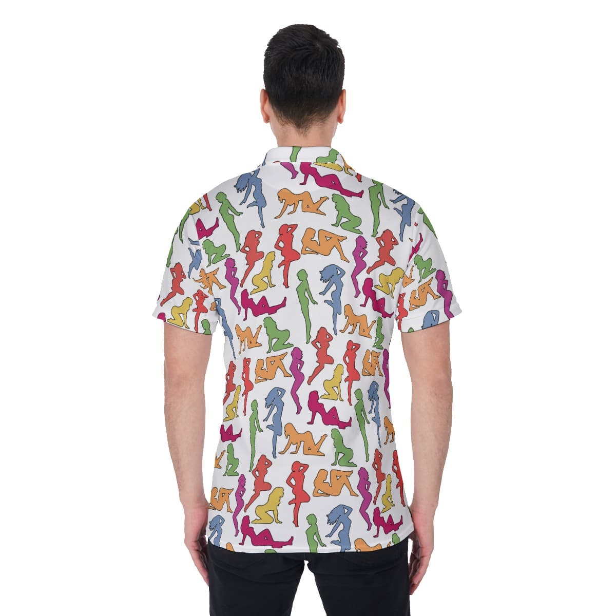 Hot Girl Funny Golf Shirt For Men (4)