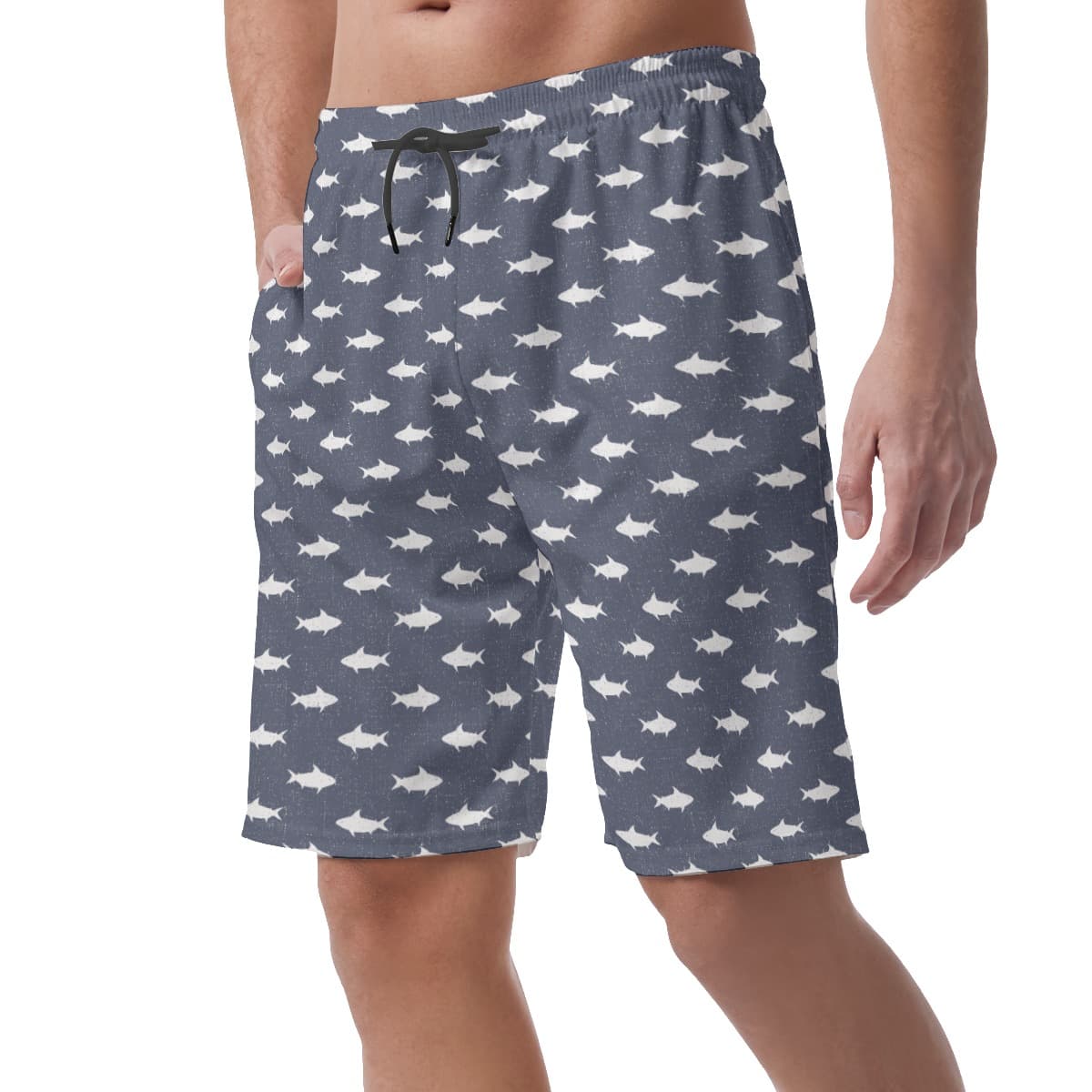 Men’s Shark Hawaiian Beach Shorts (3)