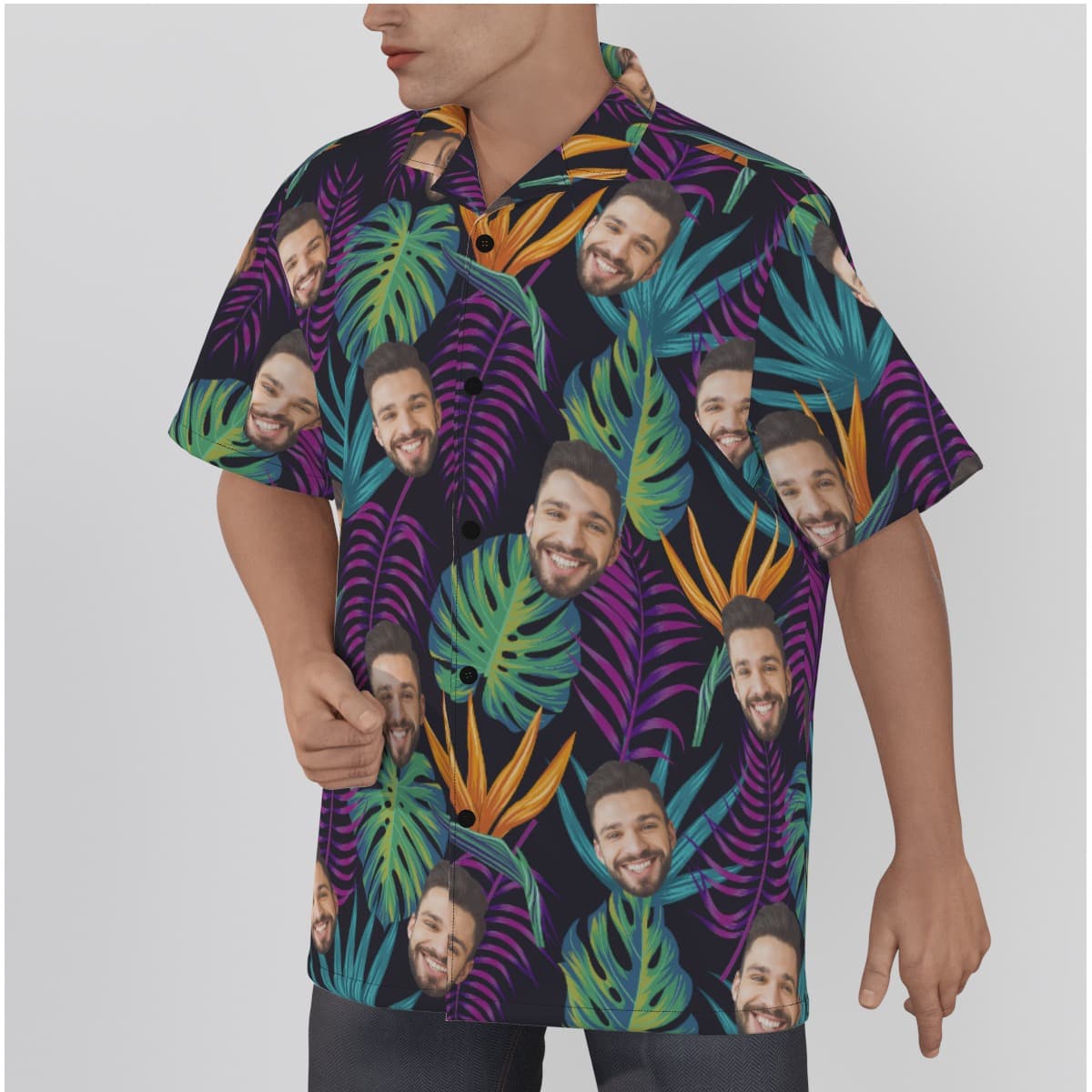 Own Face Hawaiian Shirt For Men (2)