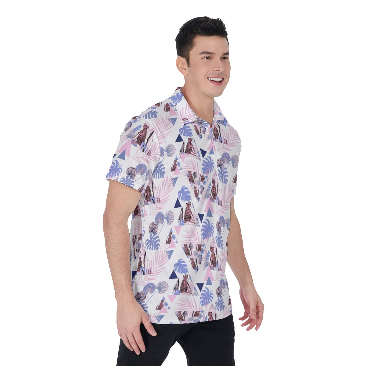 Wildlife Animal Men’s Golf Shirt (4)
