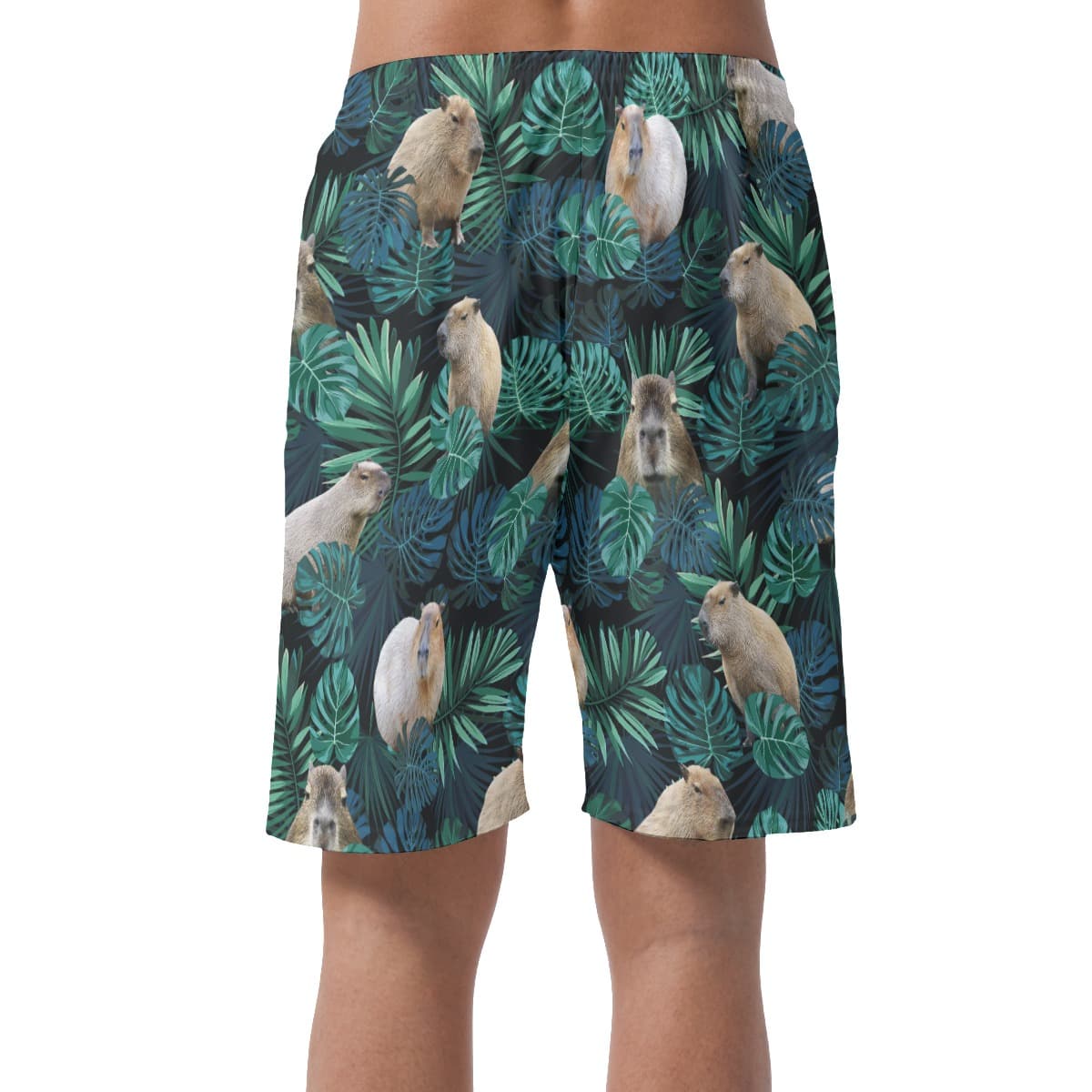 Capybara Hawaiian Beach Shorts (4)