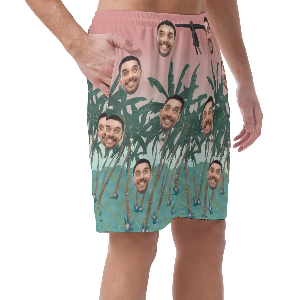 Custom Face Board Shorts For Men (2)