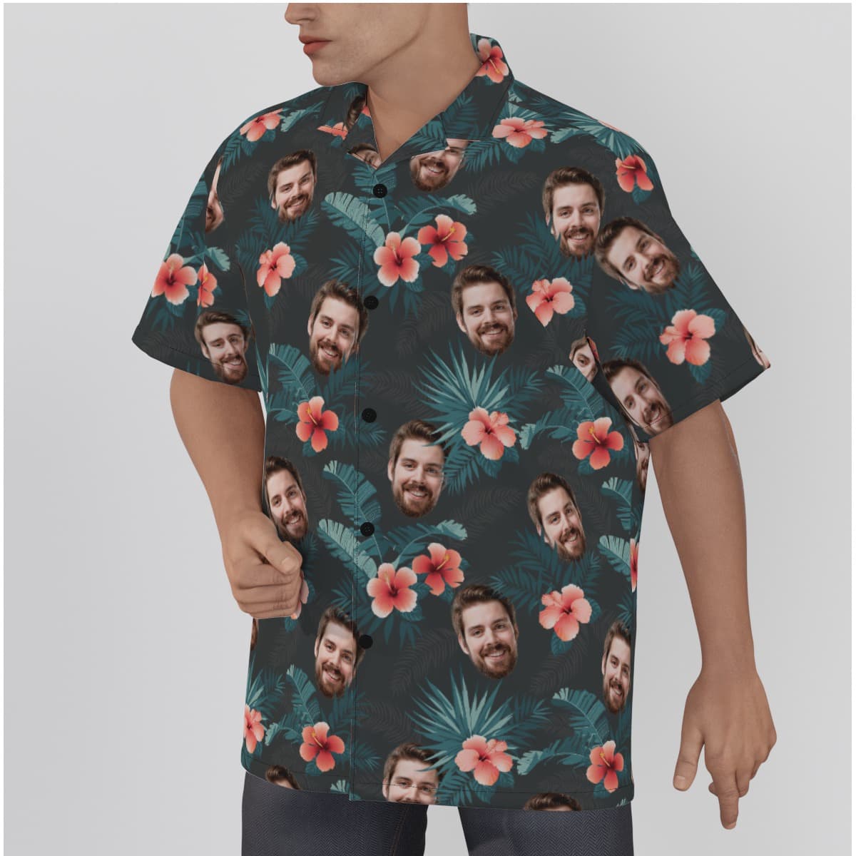 Funny Custom Face Hawaiian Shirt