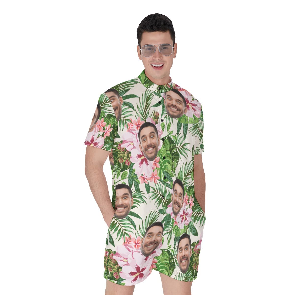 Funny Custom Face Romper For Men (1)