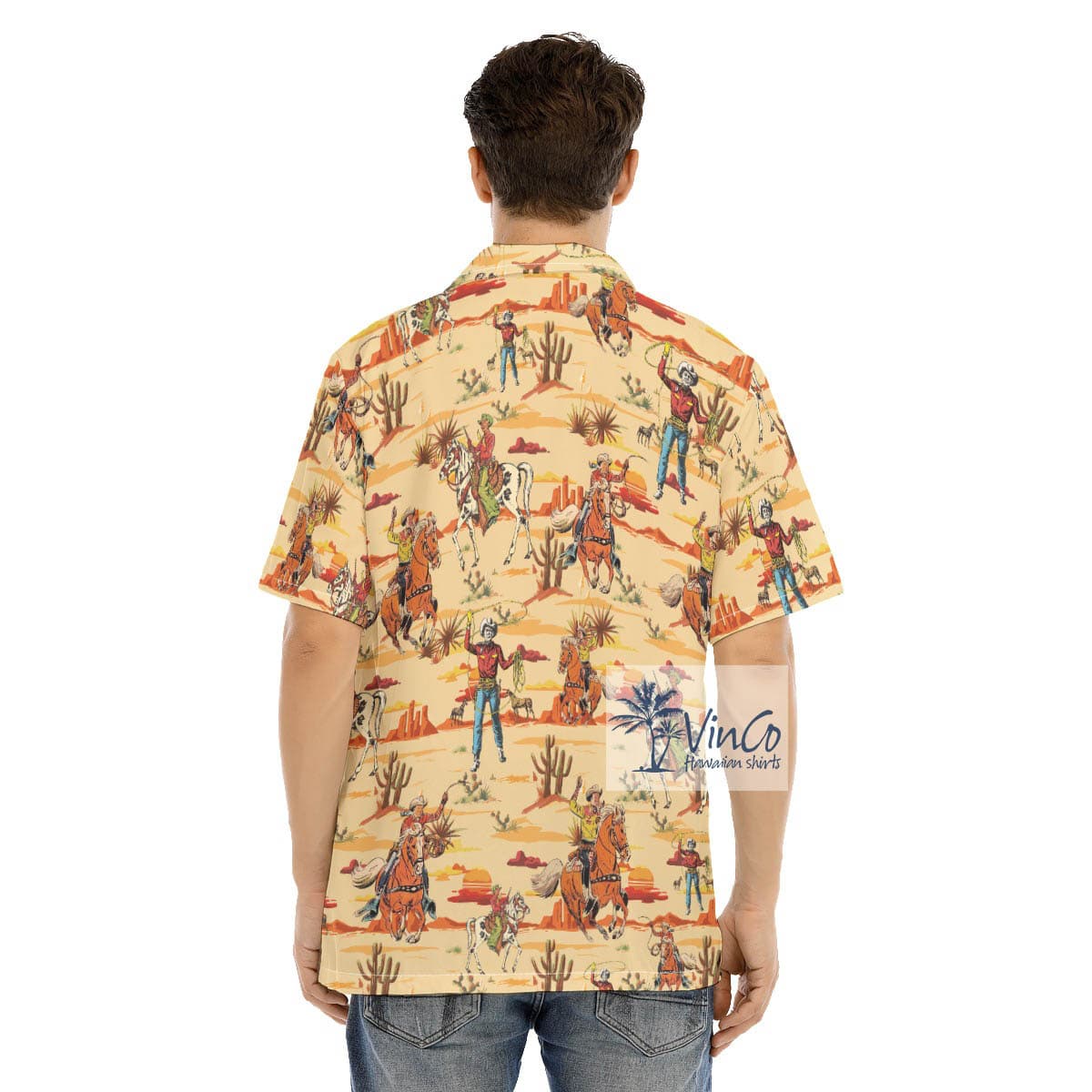 Western Cowboy Hawaiian Shirt (3)