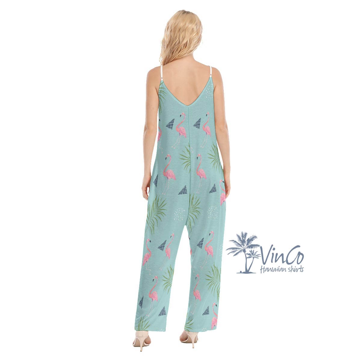 Women’s Flamingo Hawaiian Jumpsuits (1)