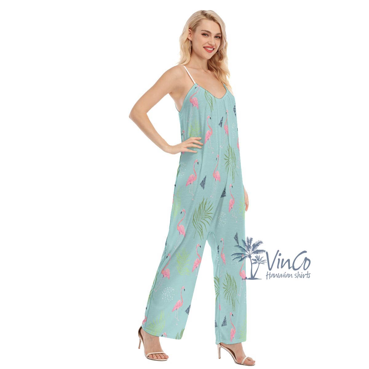 Women’s Flamingo Hawaiian Jumpsuits (3)