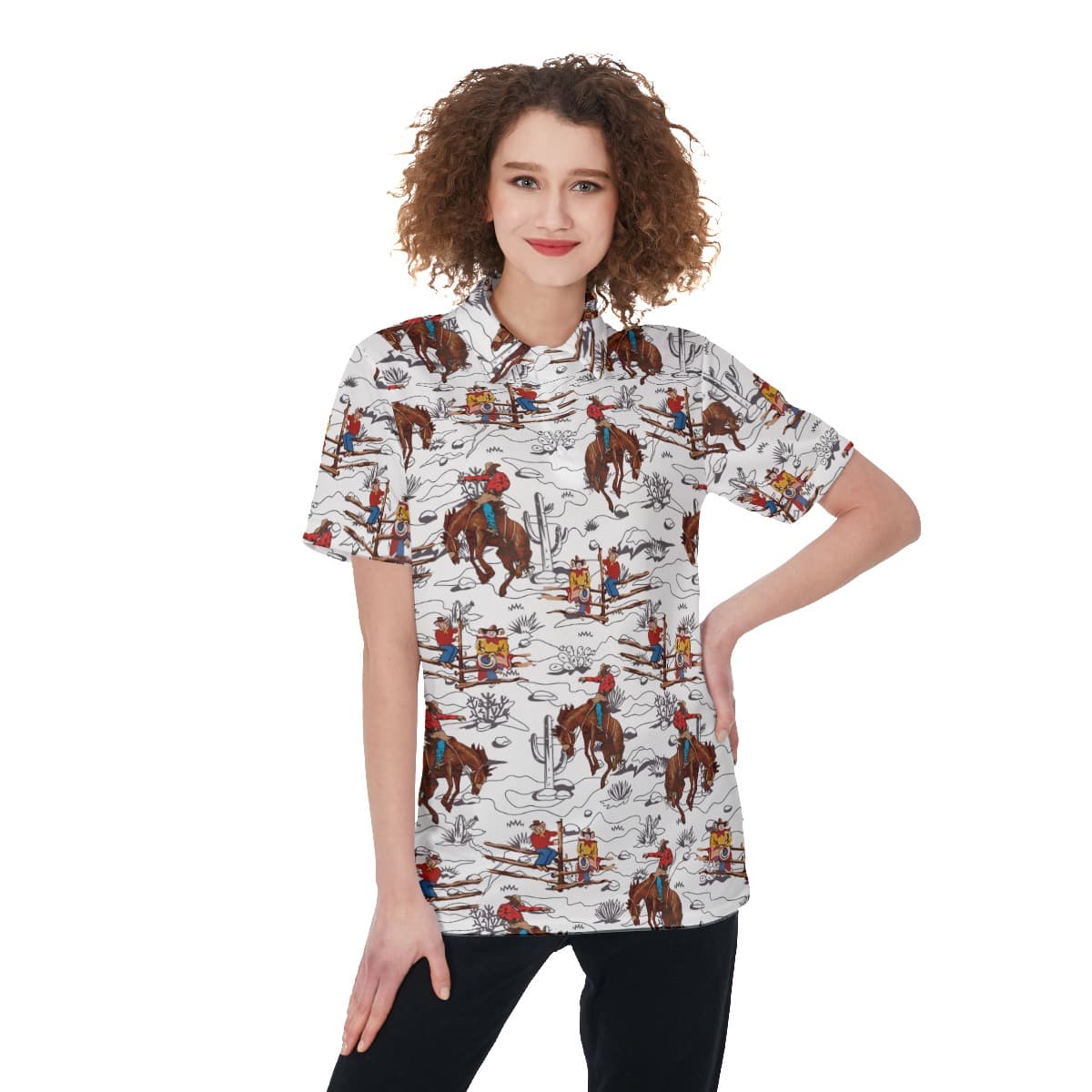 Cowboy Women's Golf Shirt