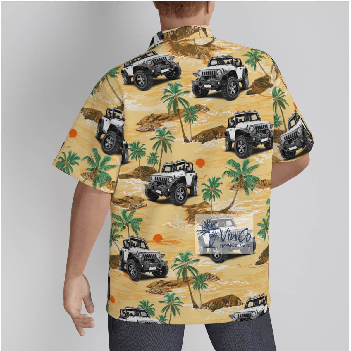 Custom Car Photo Hawaiian Shirt (1)