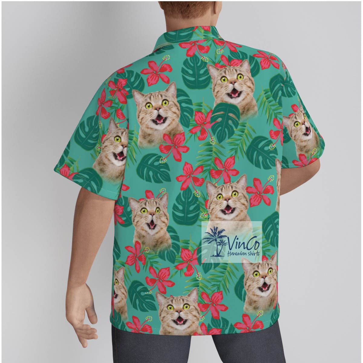 Custom Cat Hawaiian Shirt (2)