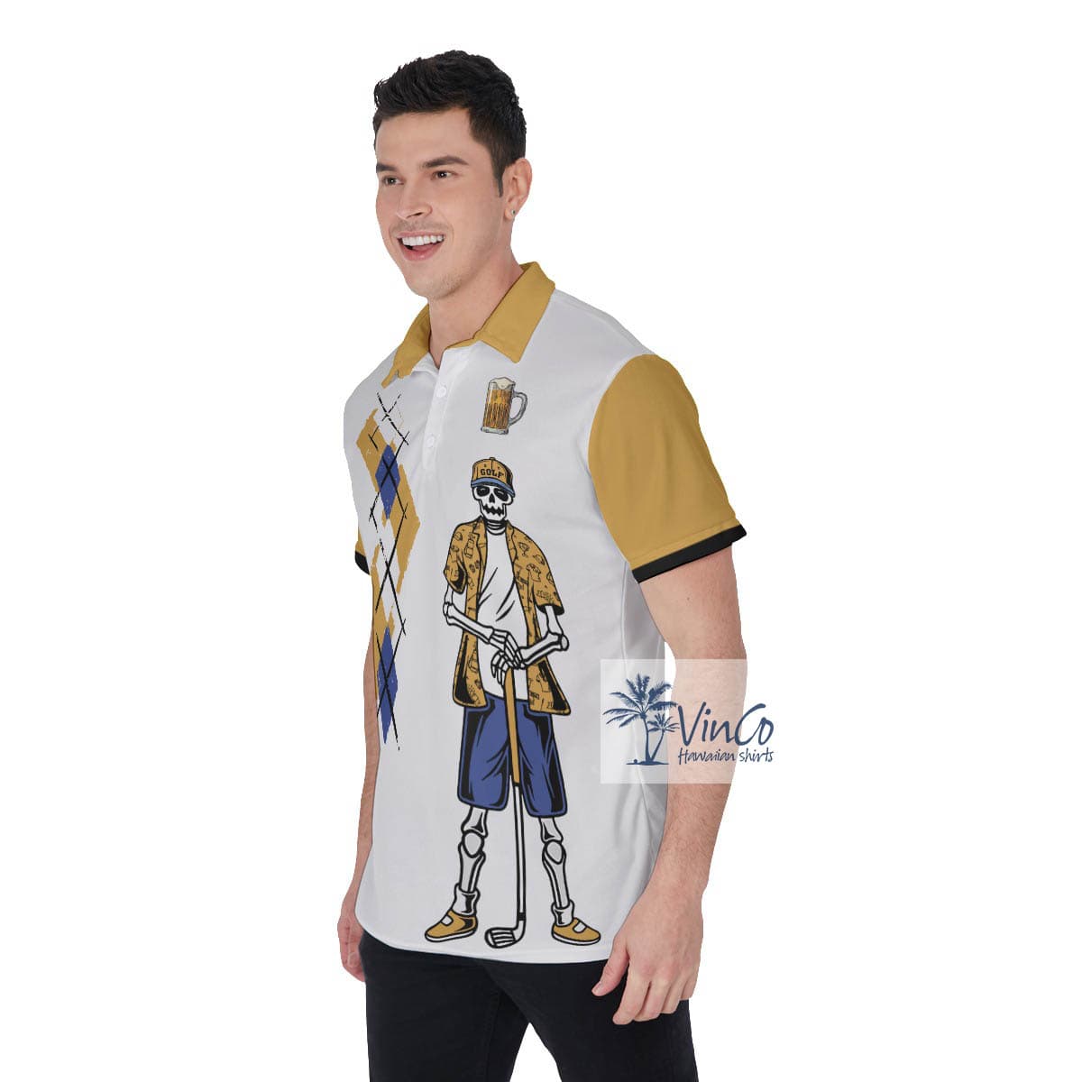 Funny Beer Men’s Golf Shirt (4)
