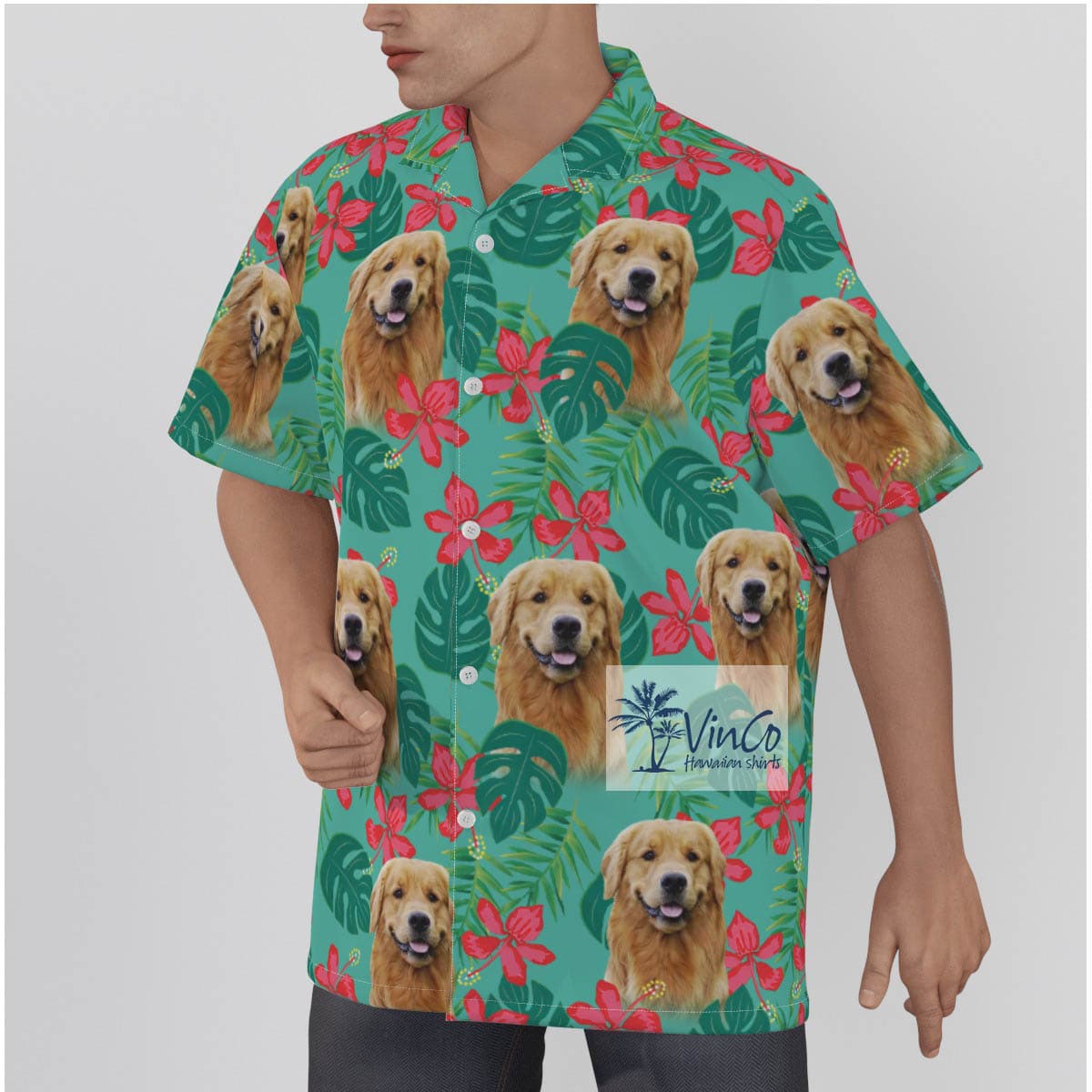 Hawaiian Shirt With Pet Face (3)