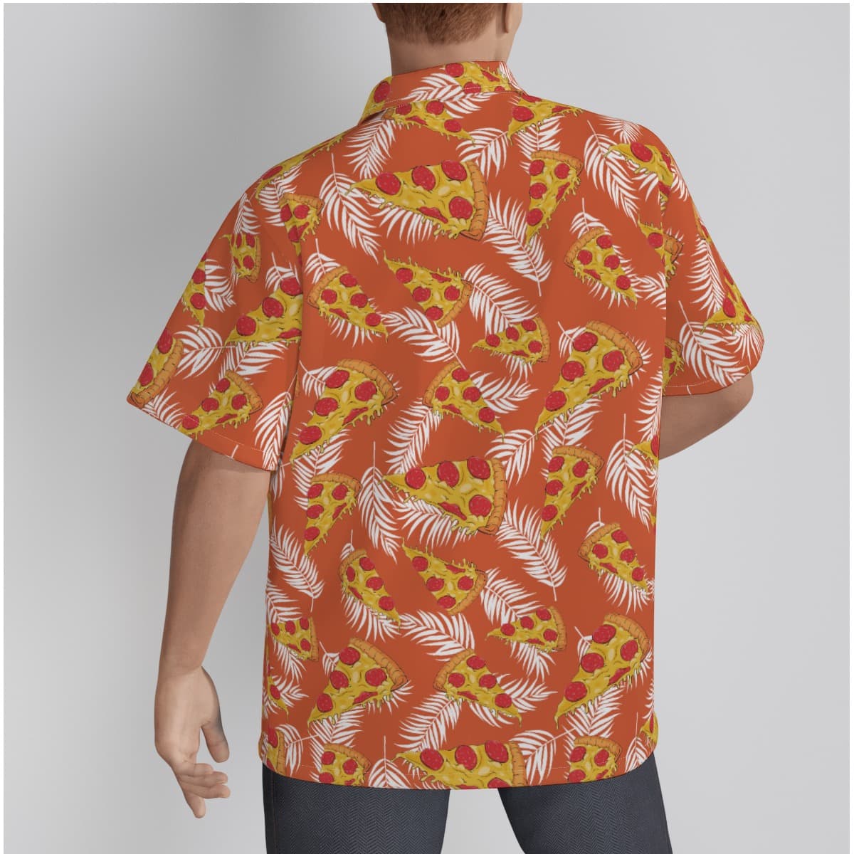 Pizza Cotton Hawaiian Shirt (3)