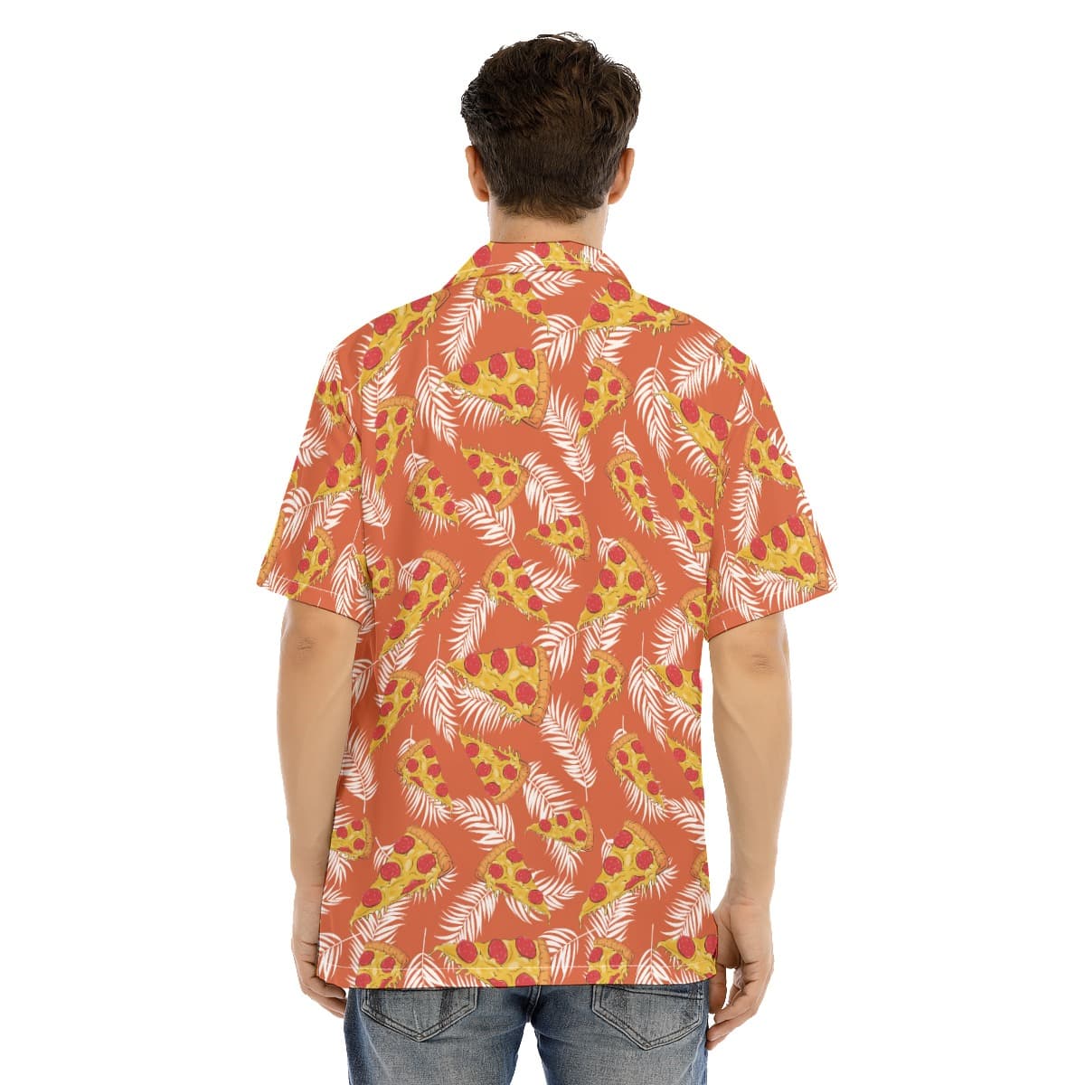 Pizza Orange Hawaiian Shirt (1)