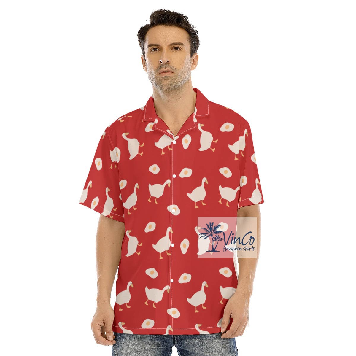Red Goose Aloha Hawaiian Shirt (3)