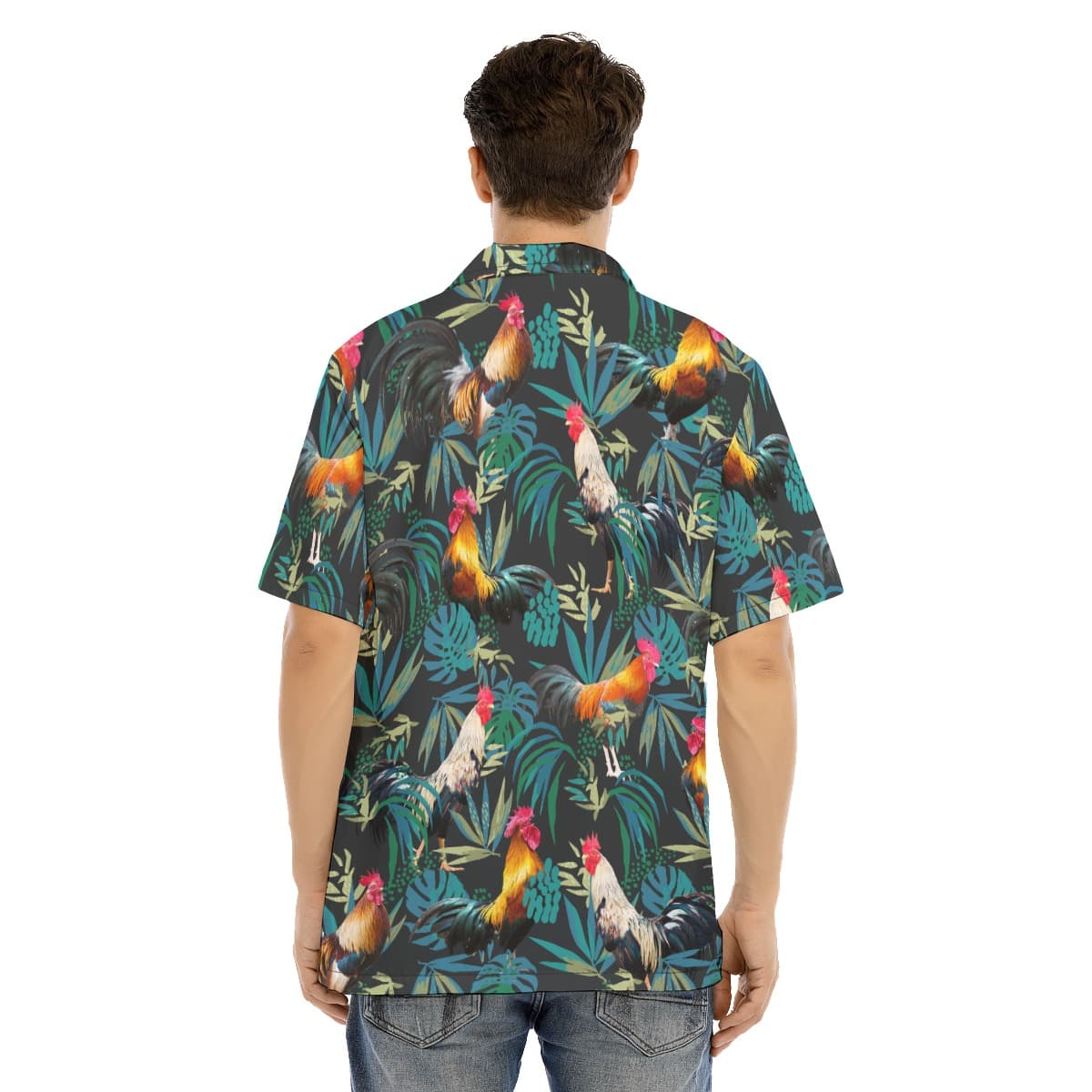 Rooster Hawaiian Shirt For Men (1)