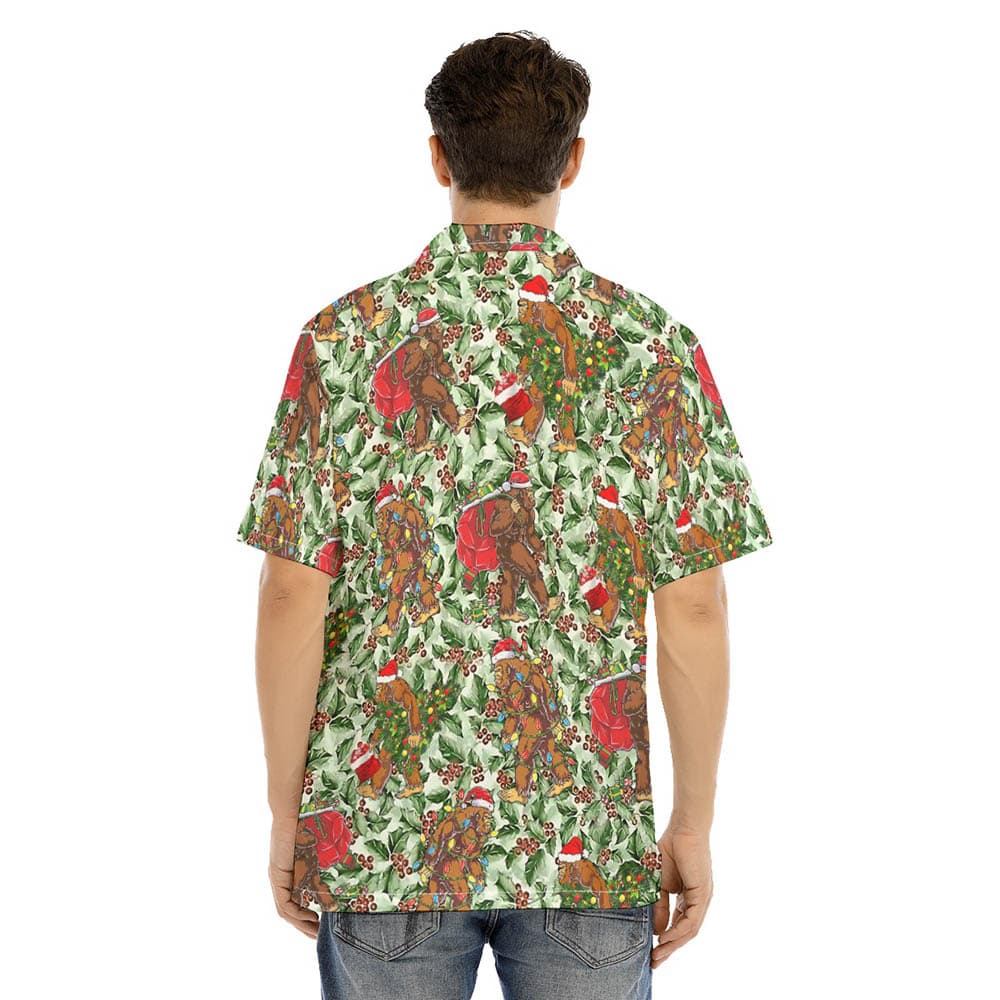 Funny Bigfoot Xmas Hawaiian Shirt (1)