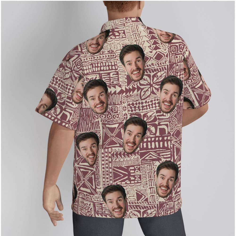Custom Face Vintage Aloha Shirt (1)