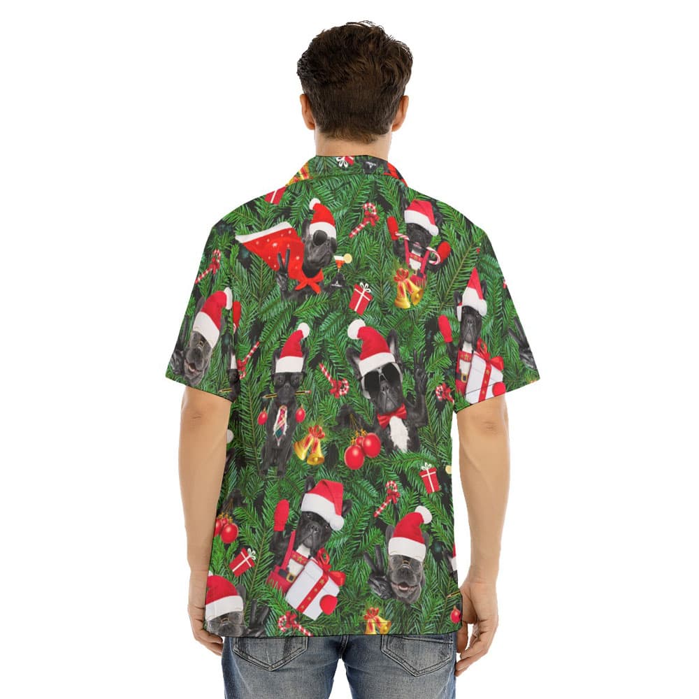 Funny Pug Christmas Hawaiian Shirt (1)