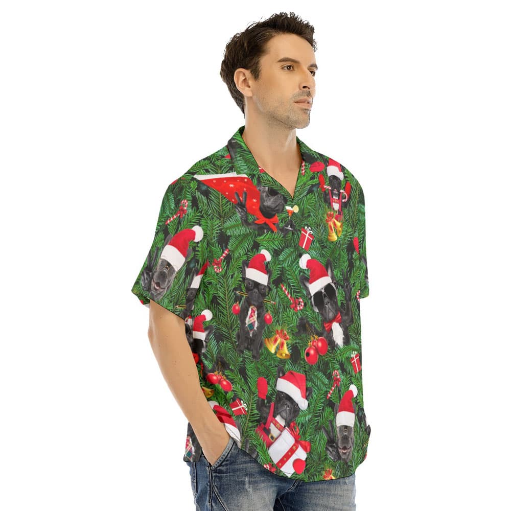 Funny Pug Christmas Hawaiian Shirt (3)