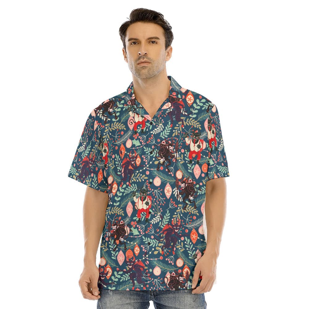 Krampus Christmas Hawaiian Shirt
