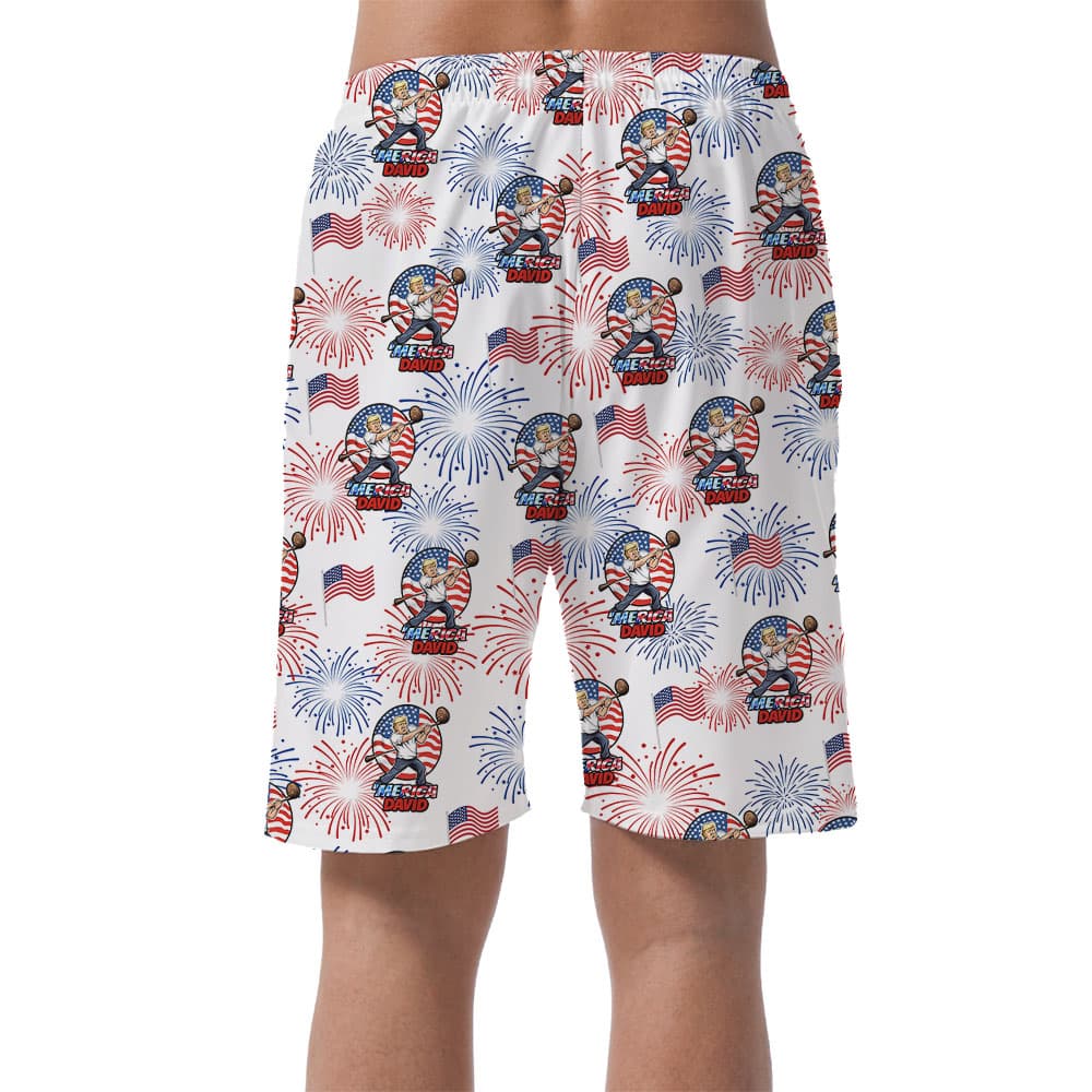 American Pride Men’s Hawaiian Shorts2