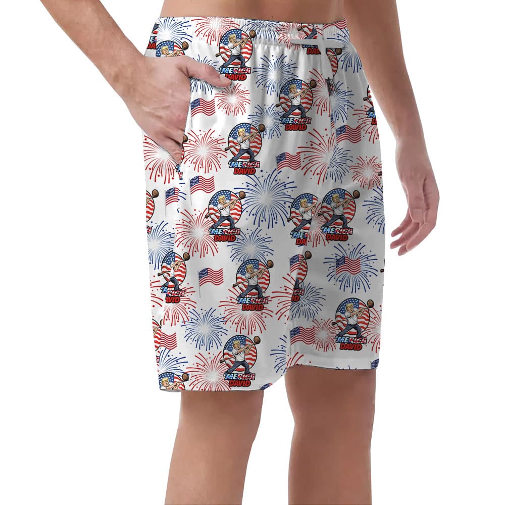 American Pride Men’s Hawaiian Shorts3