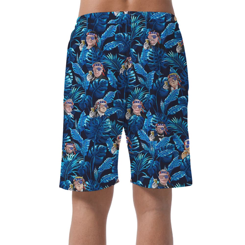 American Pride Tropical Men’s Shorts2