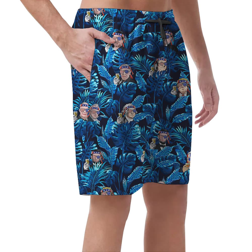 American Pride Tropical Men’s Shorts3