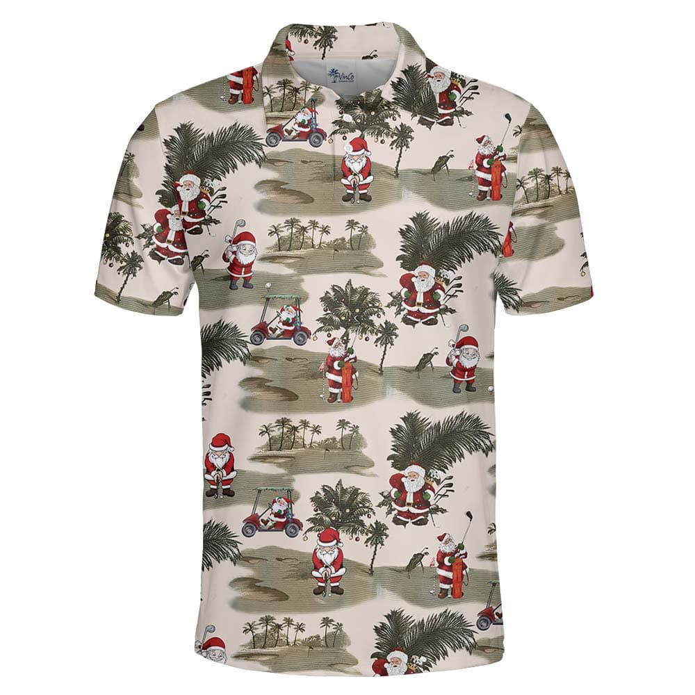 Christmas Golf Polo Shirts For Men1