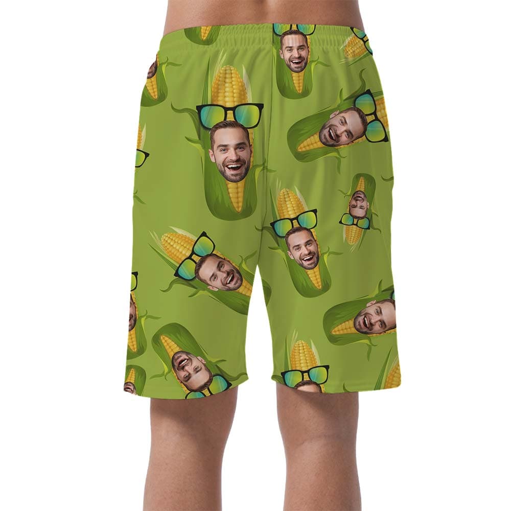 Custom Face 11- Men’s shorts_back