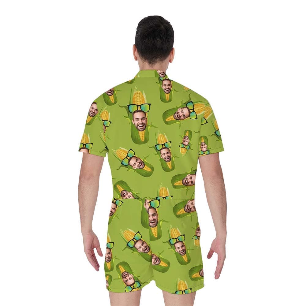 Custom Face 15- Men’s romper_back