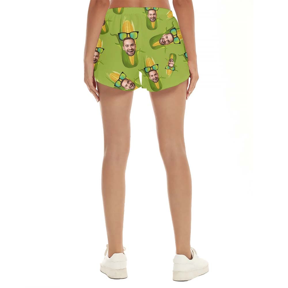 Custom Face 22- Women’s shorts_Back