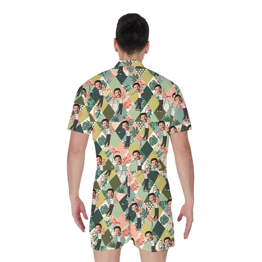 Custom Face Men’s Golf Romper2