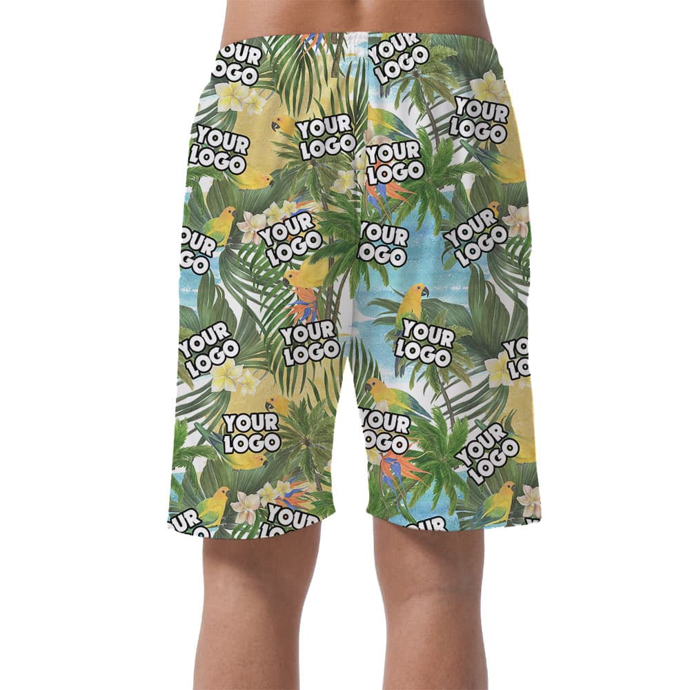 Custom Logo Hawaiian Shorts For Men2