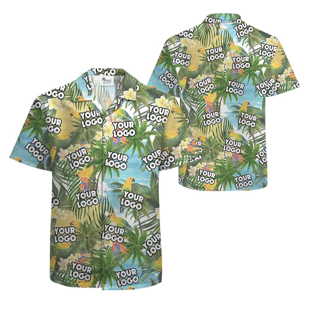 Custom Logo Uniform Hawaiian Shirts1