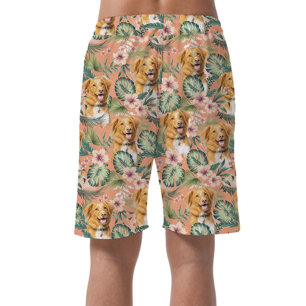 Custom Picture Men’s Hawaiian Shorts2